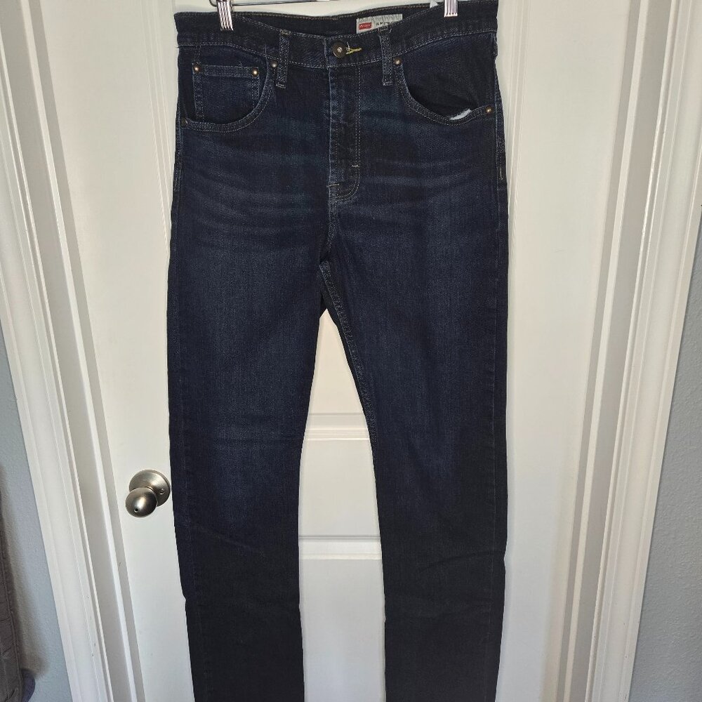 Wrangler Dark Blue Slim Jeans for Men